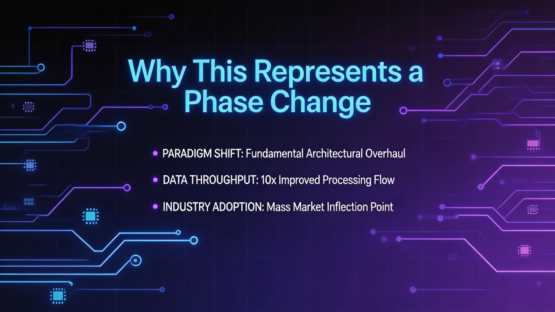 Why This Represents a Phase Change